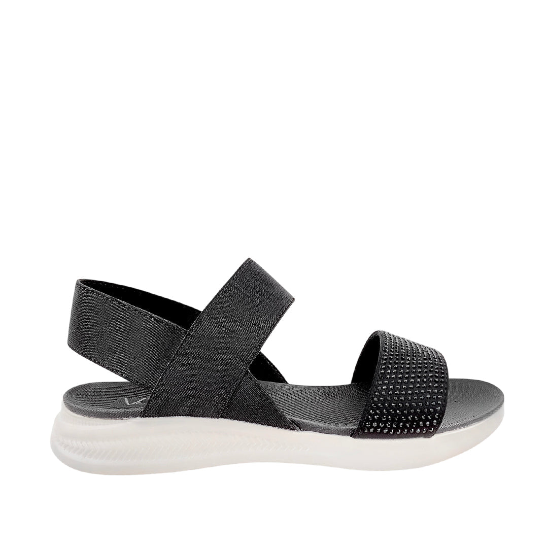 Sandalias flats Marisa negro