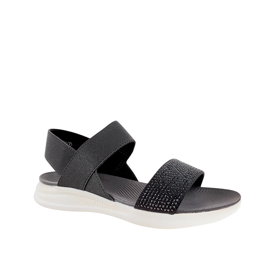 Sandalias flats Marisa negro
