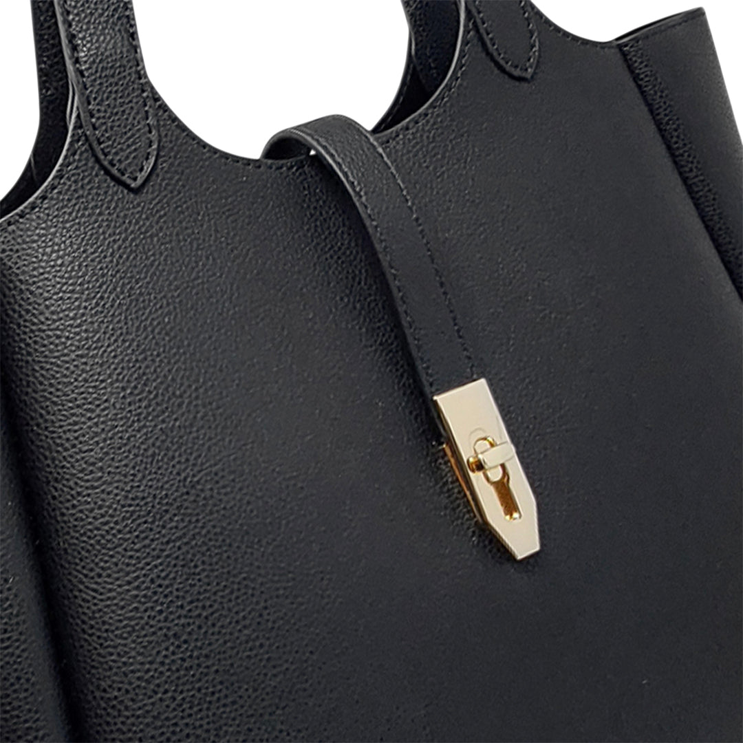 Cartera satchel Pame negro
