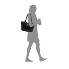 Cartera tote Teddy negro