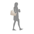 Cartera tote Teddy blanco