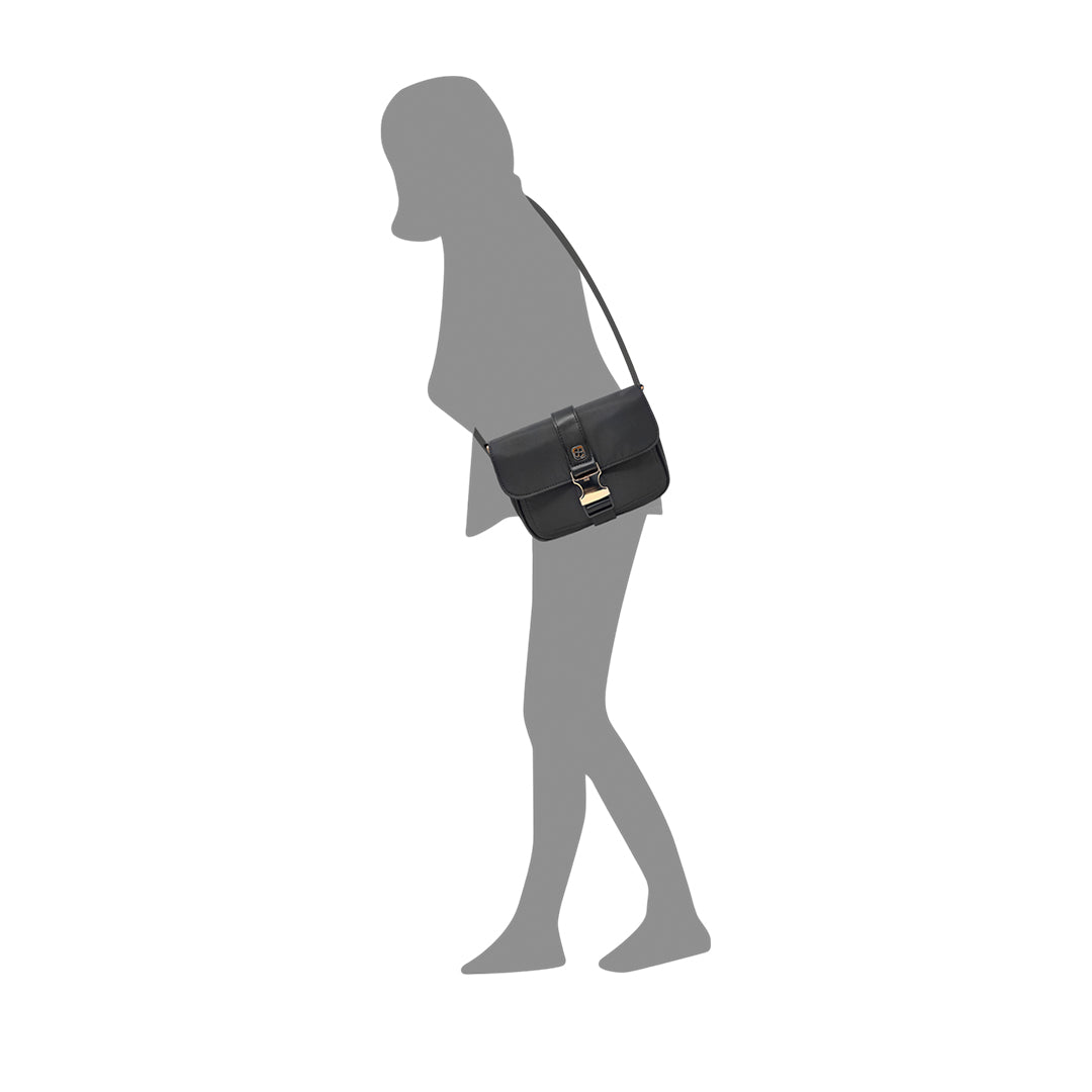 Cartera crossbody Fati negro
