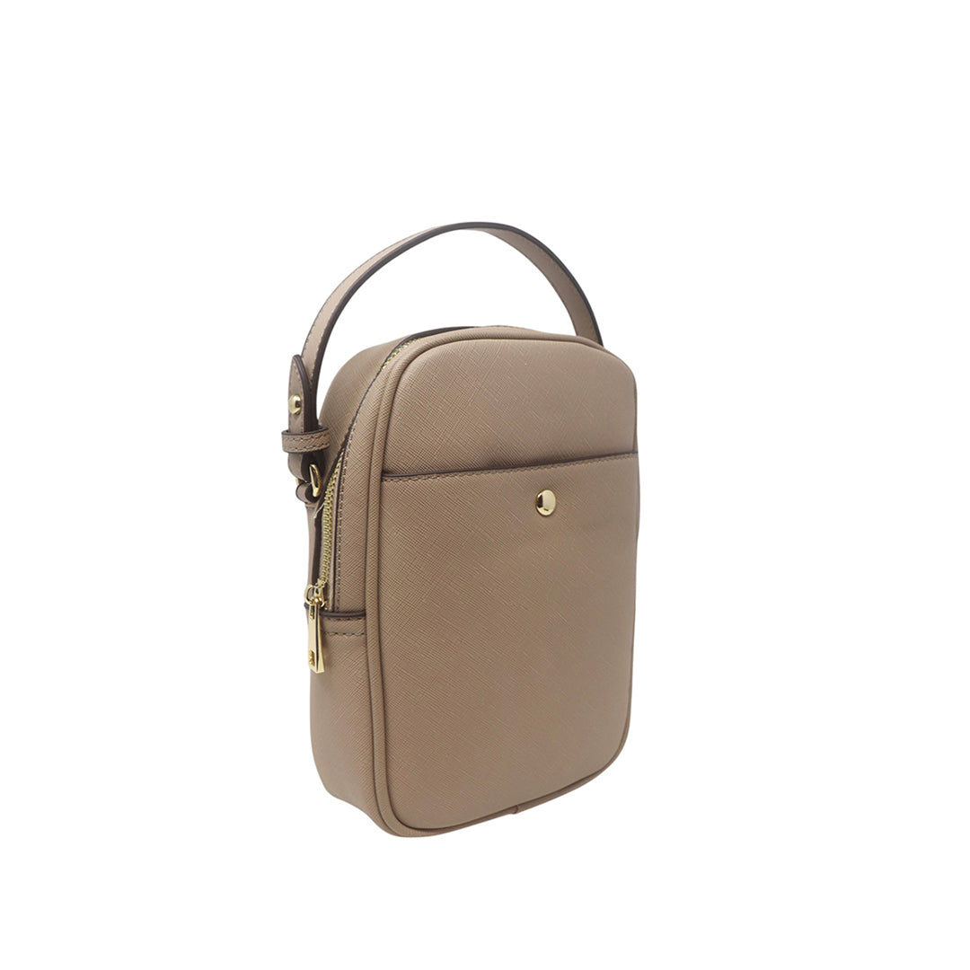Cartera crossbody Cherry taupe
