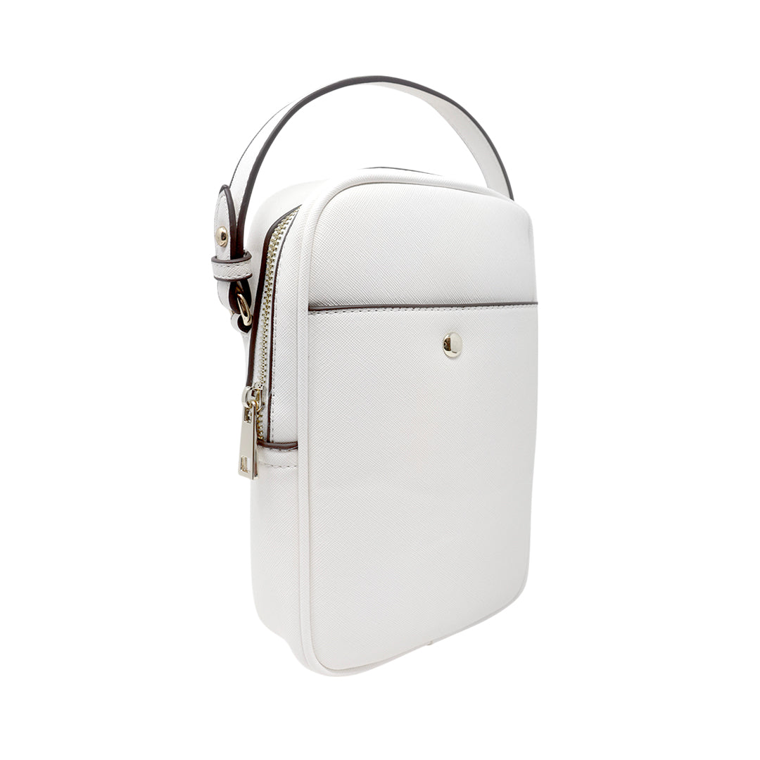 Cartera crossbody Cherry blanco