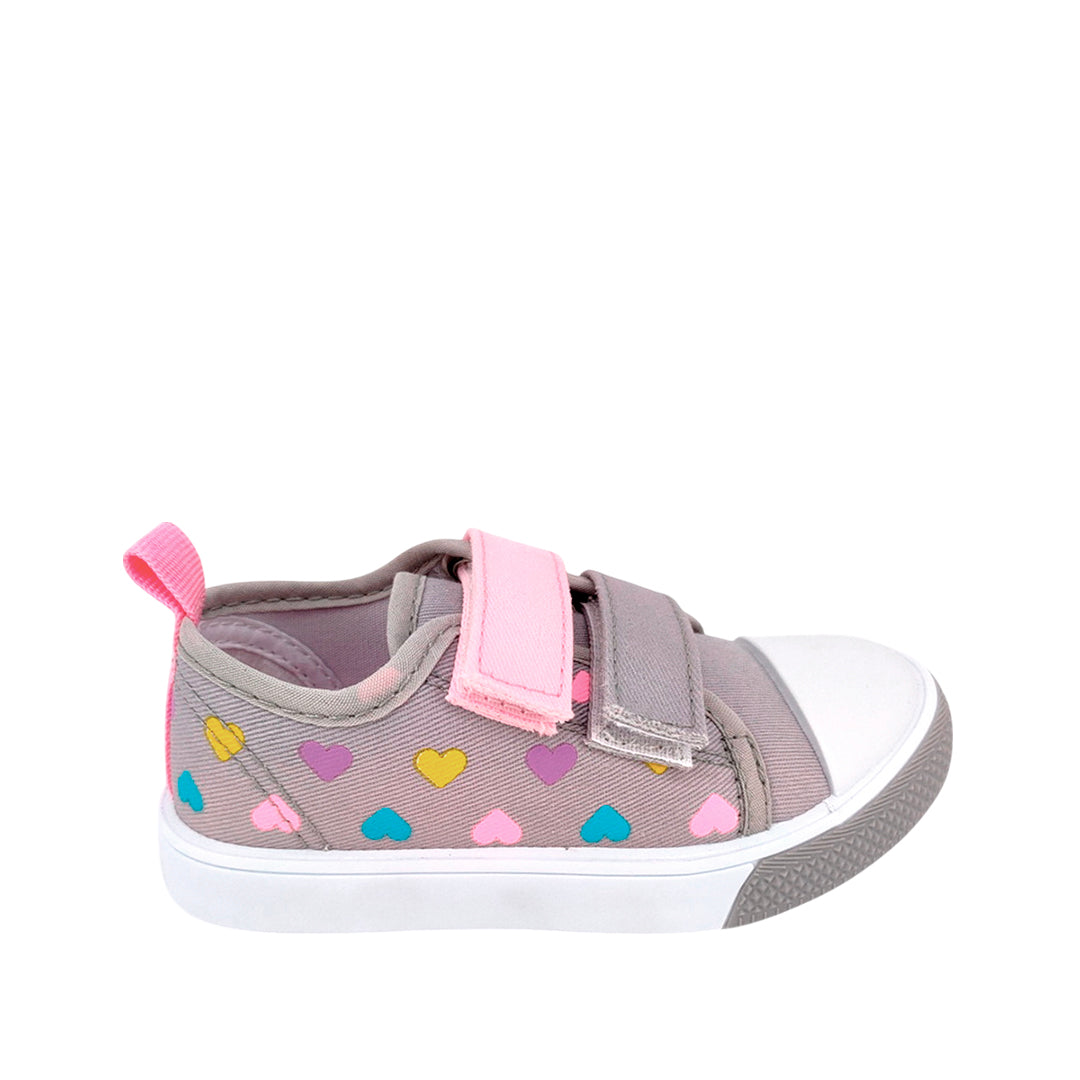 Canvas Sara gris