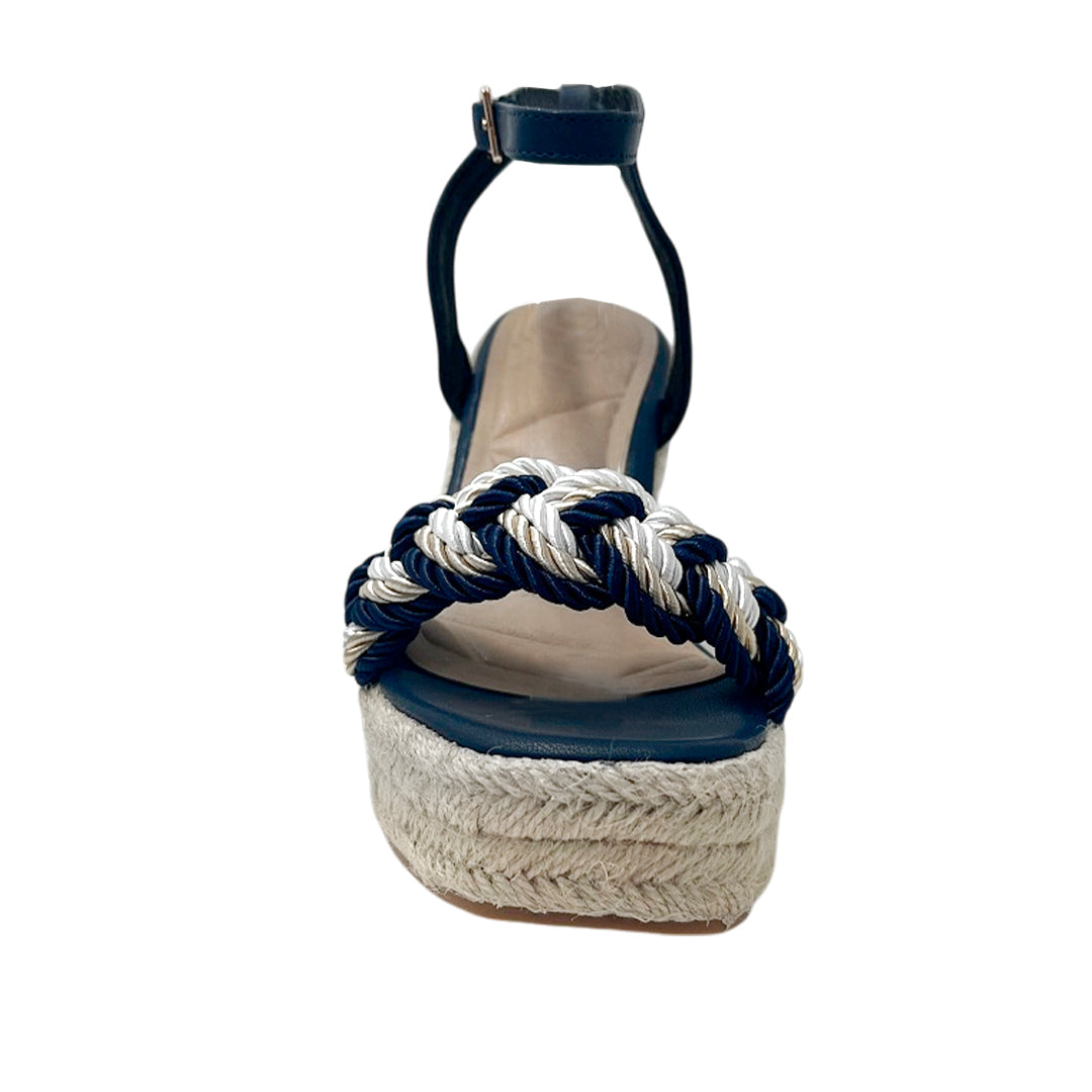 Sandalias de cuña Delice para mujer color marino
