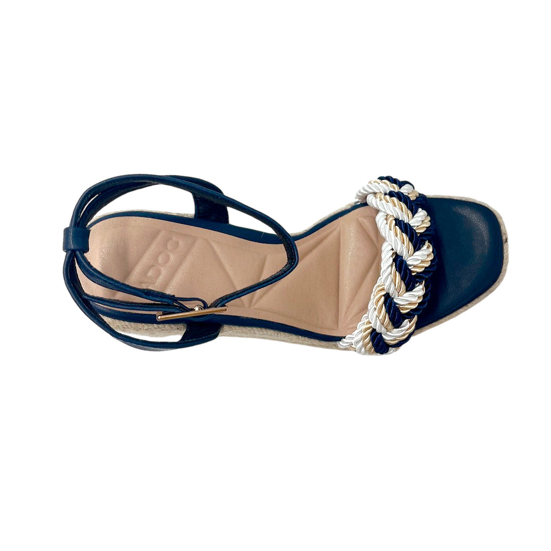 Sandalias de cuña Delice para mujer color marino