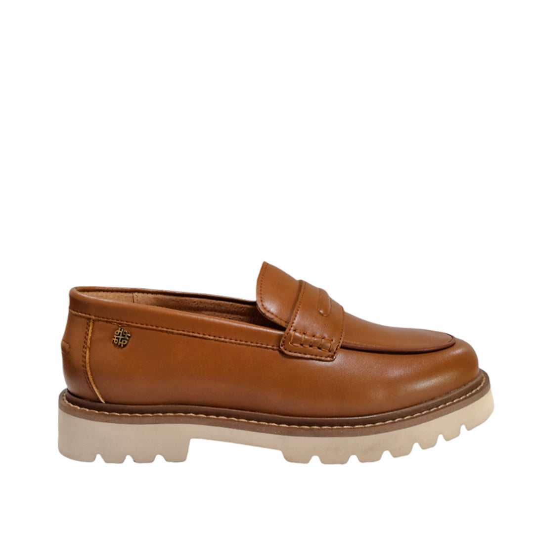Mocasines Agnnes para mujer color tan