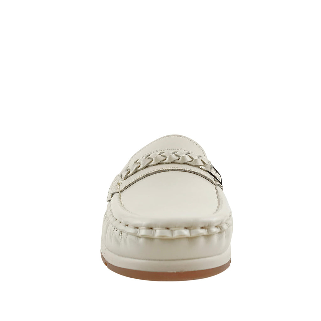Mocasines Arlina para mujer color hueso
