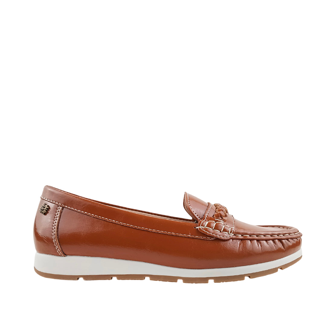 Mocasines Arlina para mujer color tan