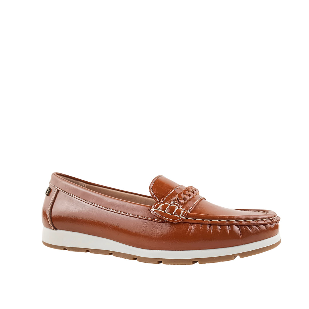 Mocasines Arlina para mujer color tan