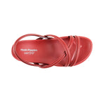 Sandalias flats Alondra para mujer color rojo