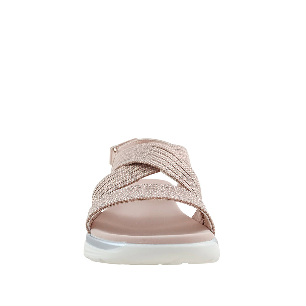 Sandalias flats Acadia para mujer color blush
