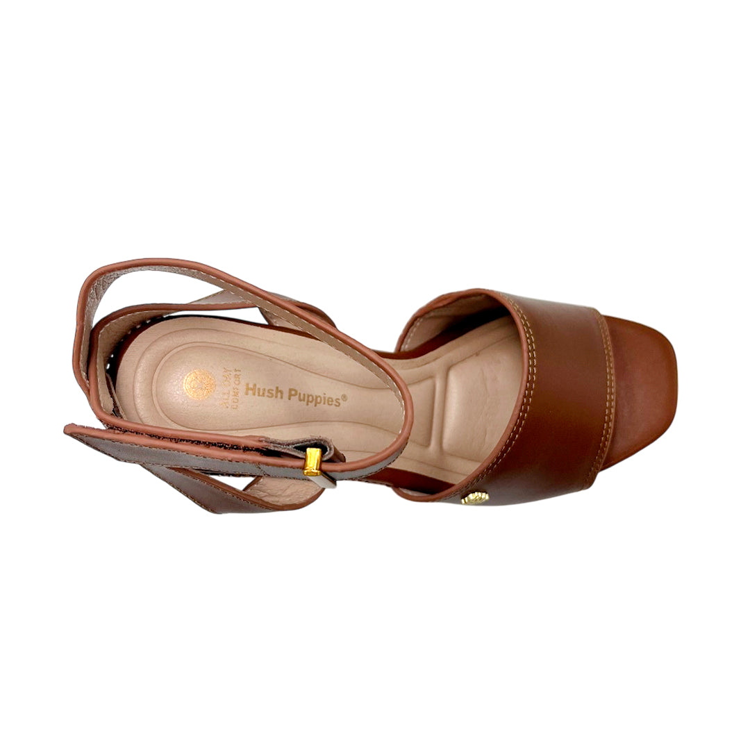 Sandalias de plataforma Cleo para mujer color tan