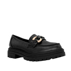 Mocasines Blanca negro