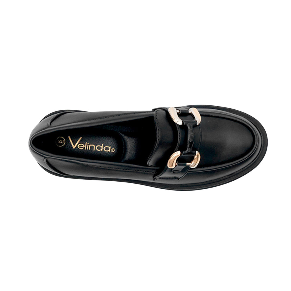 Mocasines Blanca negro