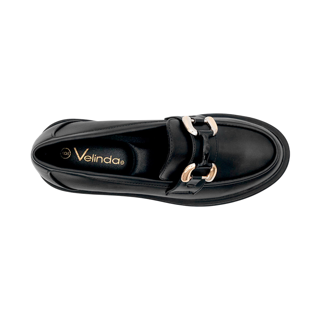 Mocasines Blanca negro