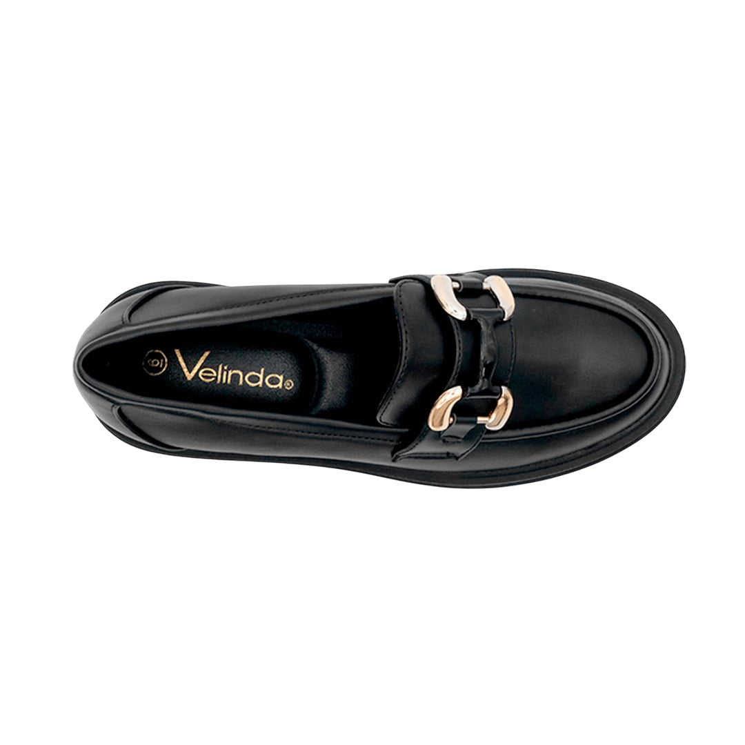 Mocasines Blanca negro