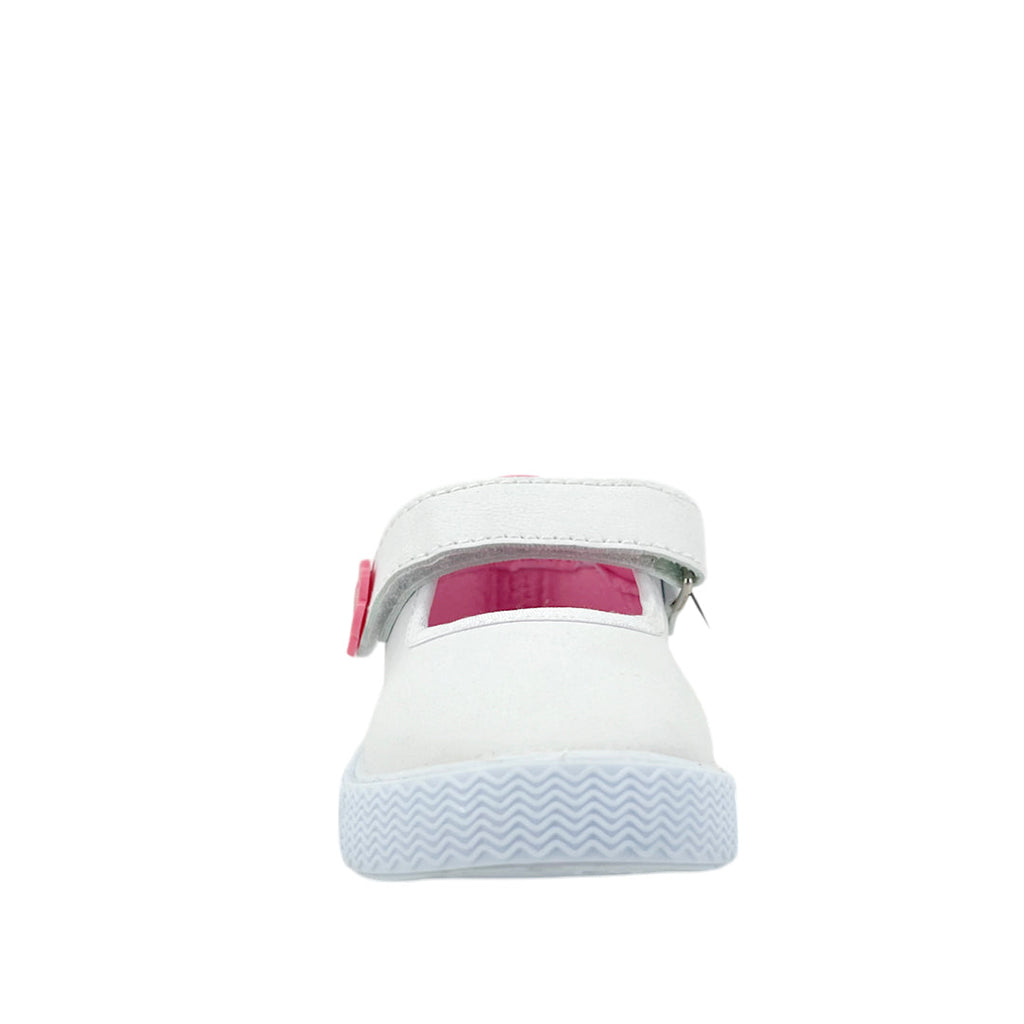 Canvas Fleur para infante color blanco
