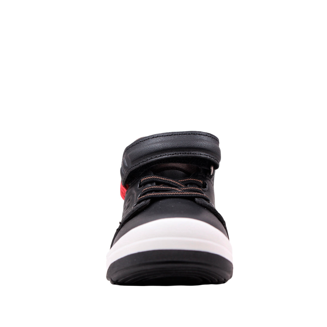 Sneakers tipo botín Barry para infante color negro