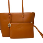 Cartera satchel Odelo para mujer color tan