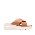 Sandalias flats Uplift X para mujer color tan