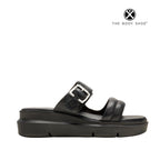 Sandalias flats Uplift 2 para mujer color negro