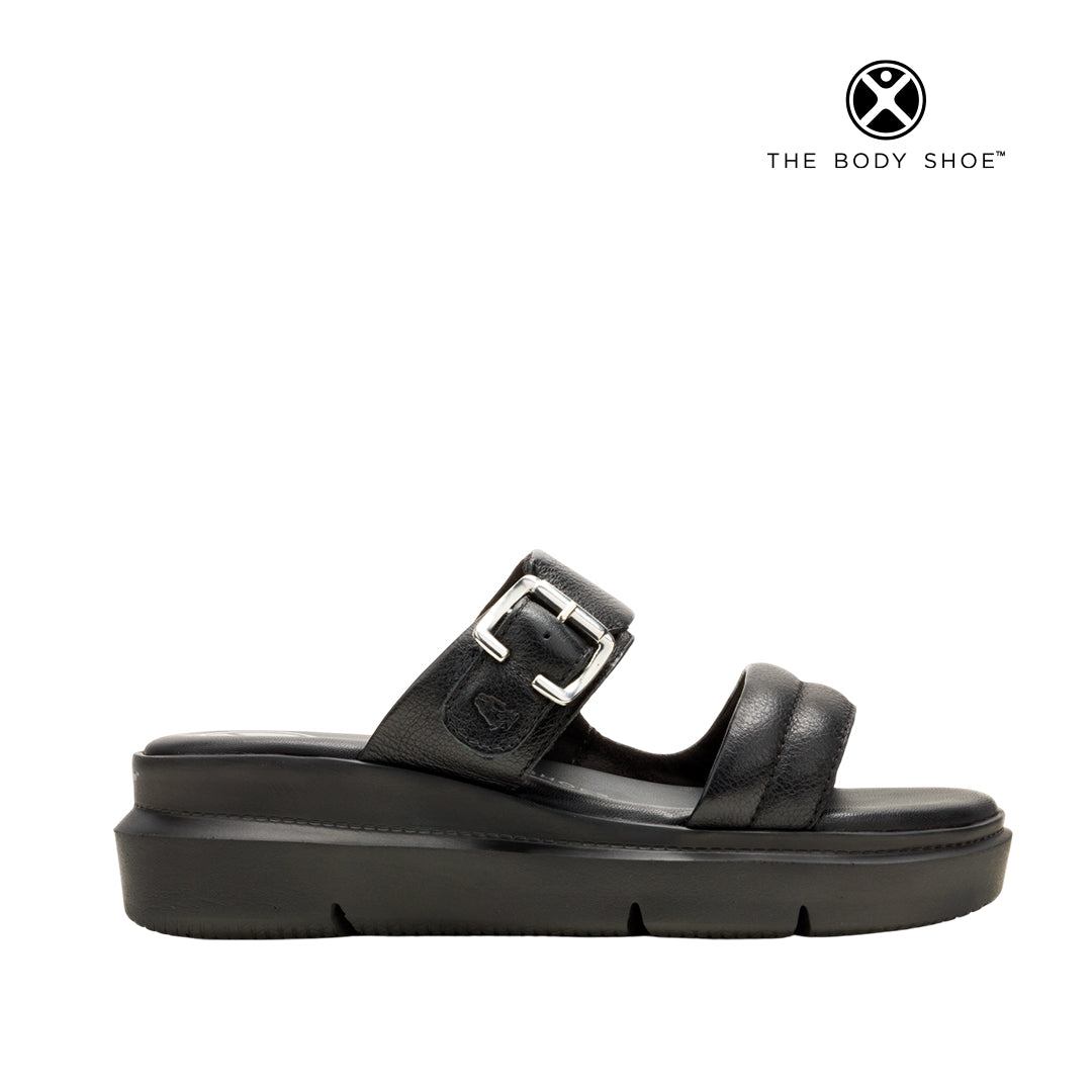 Sandalias flats Uplift 2 para mujer color negro