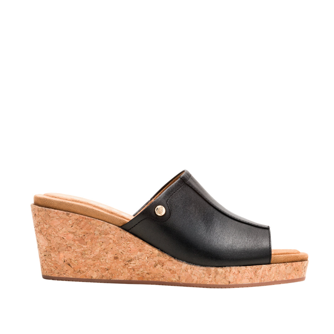 Sandalias Willow slip on para mujer color negro
