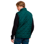 Chaleco Quilted Vest para hombre color turqueza