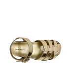 Sandalias flats Alinna para niña color dorado