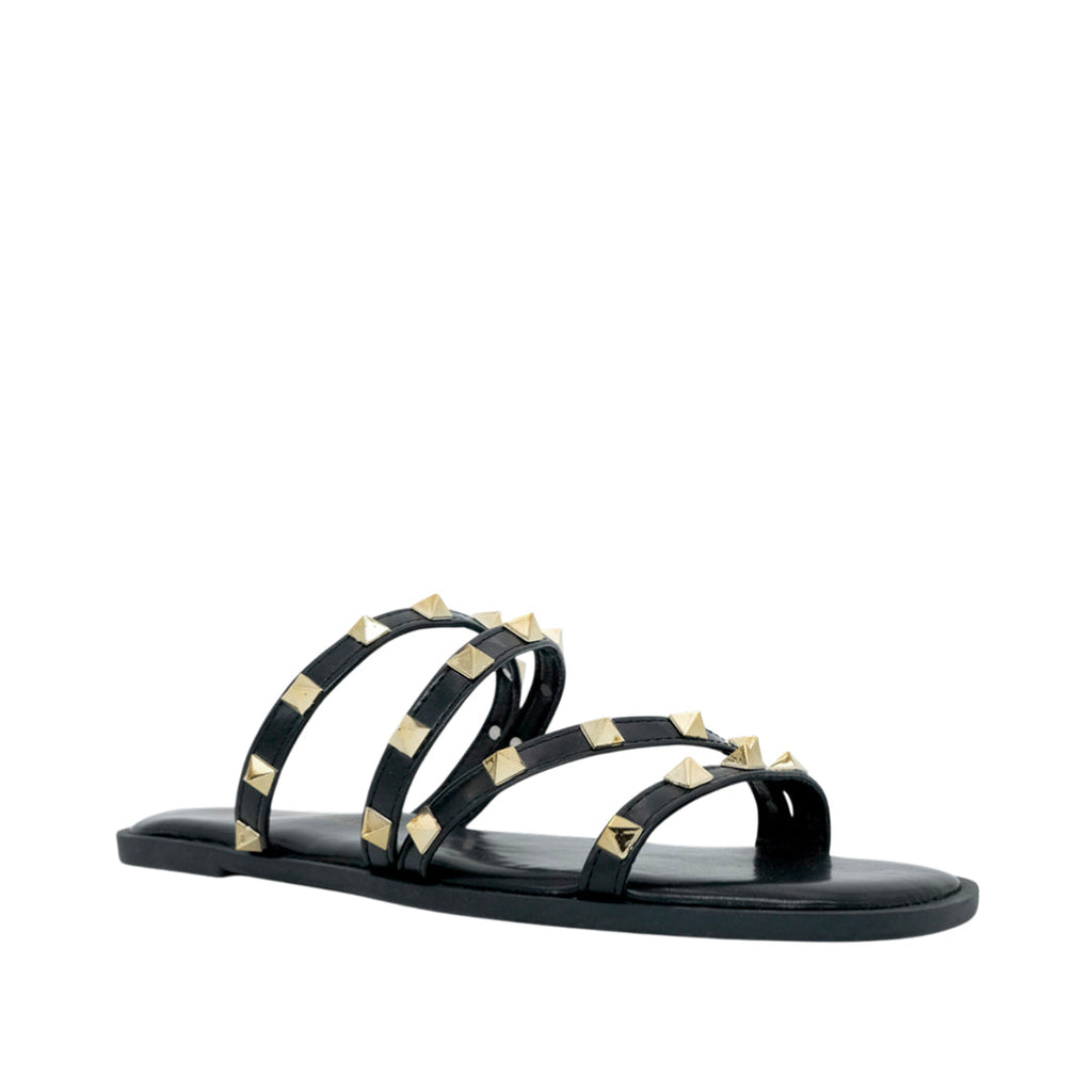 Sandalias flats Bianca negro