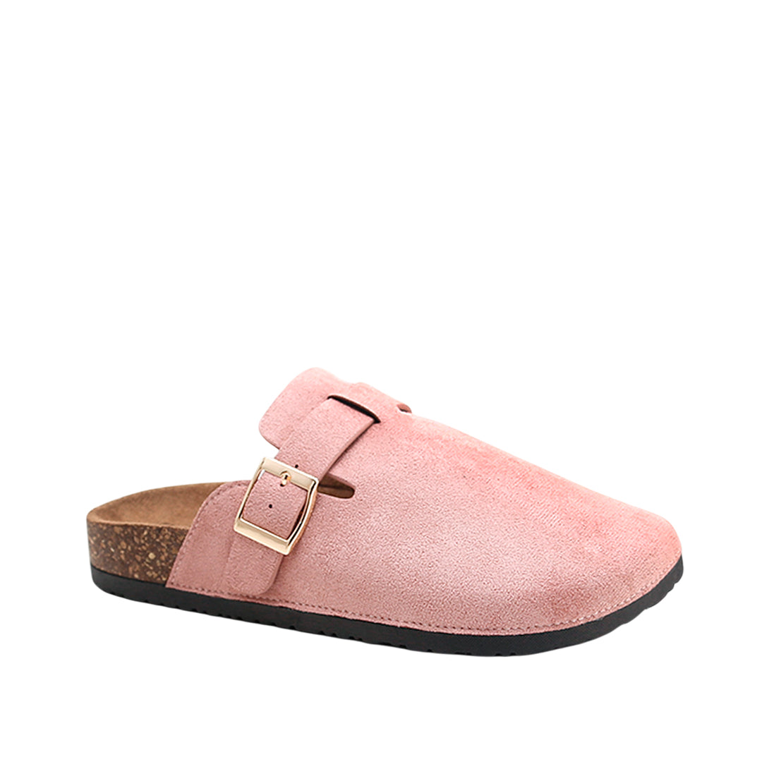 Sandalias flats Clogy blush