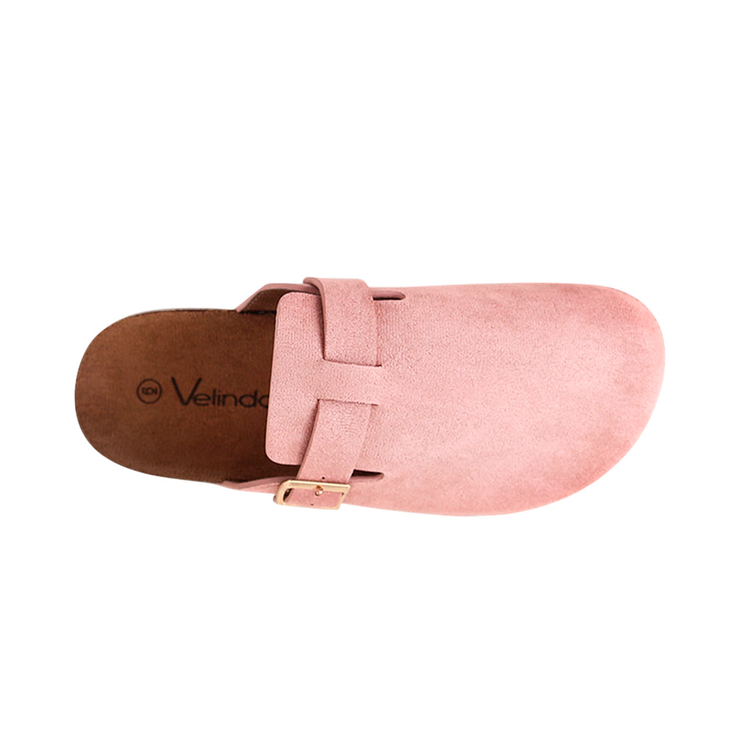 Sandalias flats Clogy blush