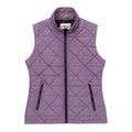 Chaleco W Quilted Vest para mujer color morado