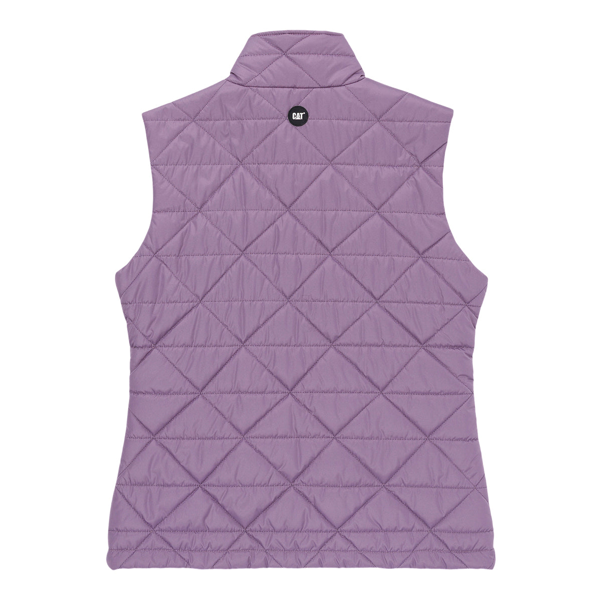 Chaleco W Quilted Vest para mujer color morado