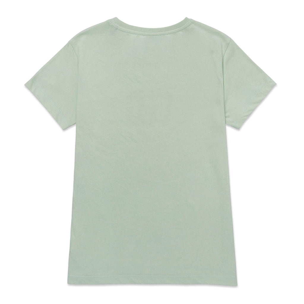 Camiseta Metal Box para mujer color verde