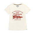 Camiseta Crew Centennial para mujer color blanco