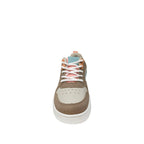 Sneakers Gali para niña color café y rosado