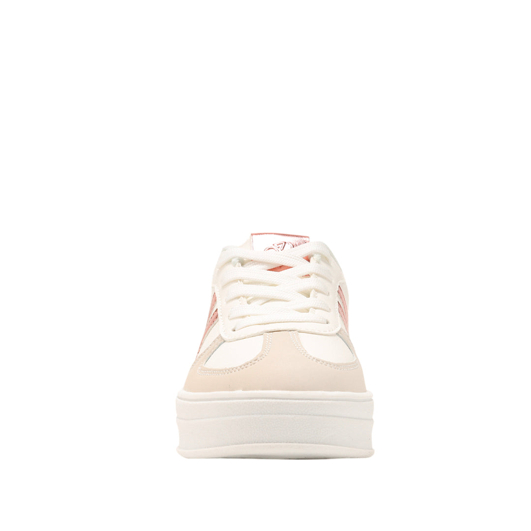 Sneakers Gianna para niña color blanco y rosado