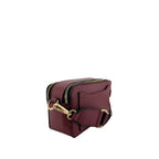 Cartera crossbody Libby para mujer color vino