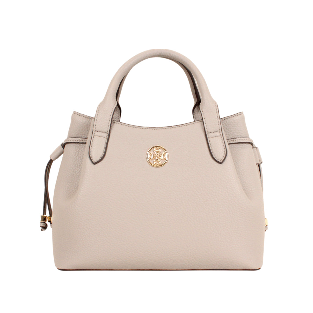 Cartera satchel Kimber para mujer color gris