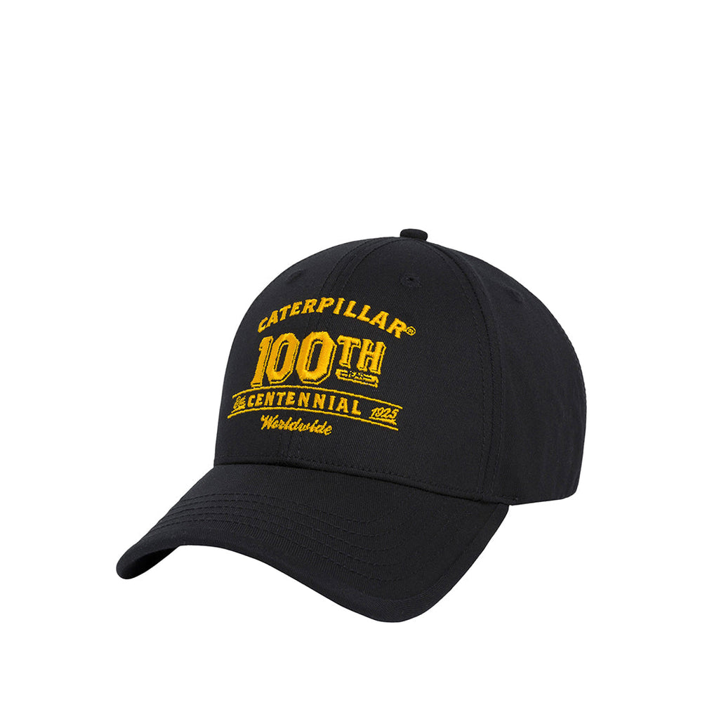 Gorra Caterpillar 100Th unisex color negro