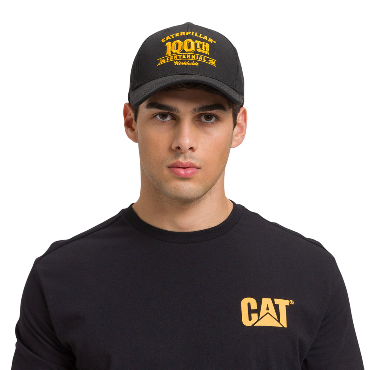Gorra Caterpillar 100Th unisex color negro