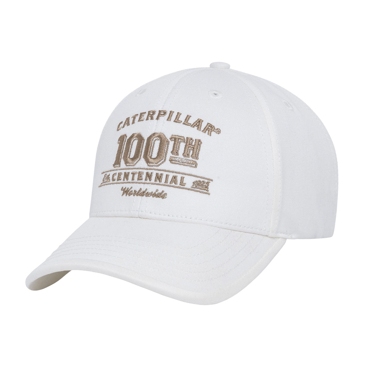 Gorra Caterpillar 100Th unisex color blanco