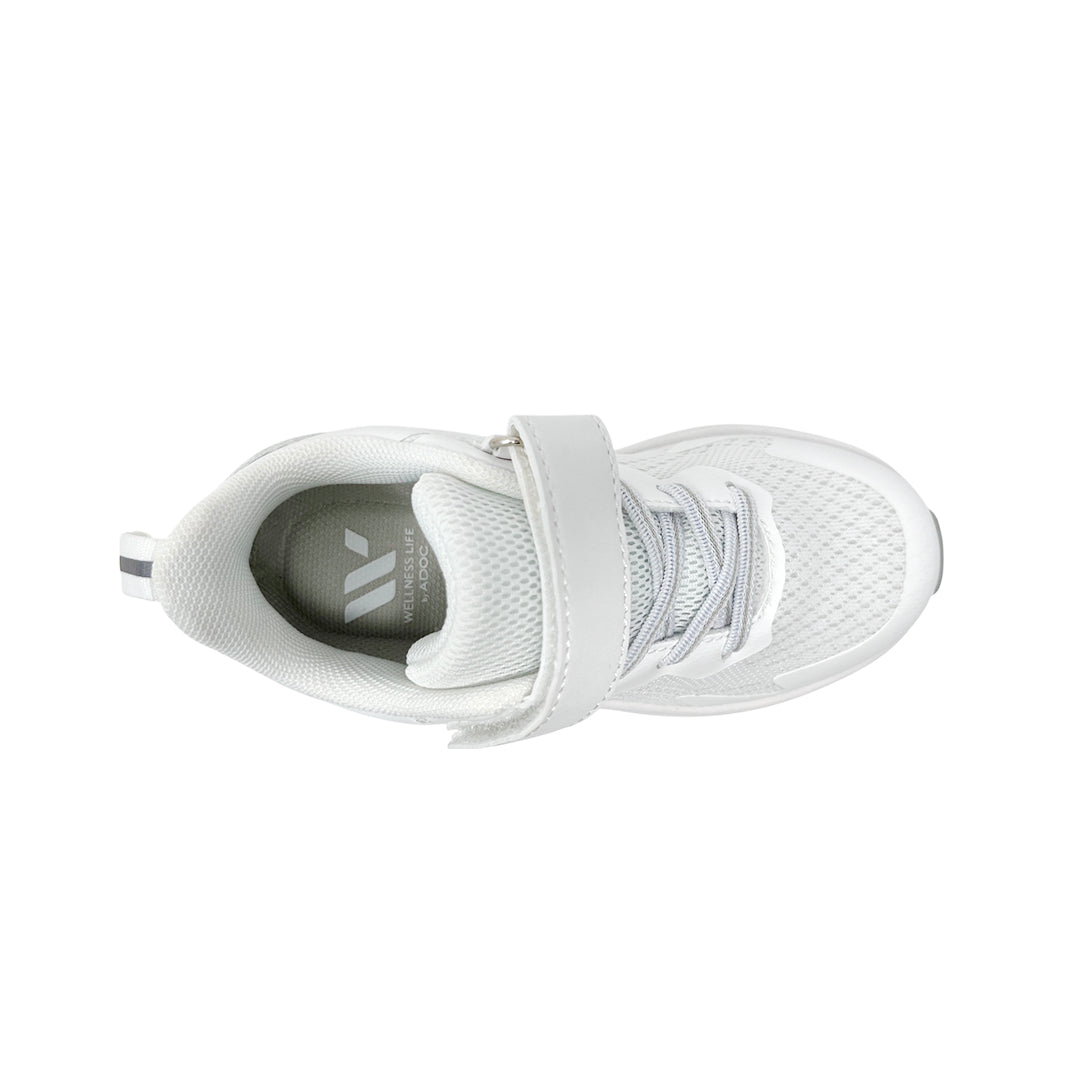 Zapatos escolares Kelly para niña color blanco