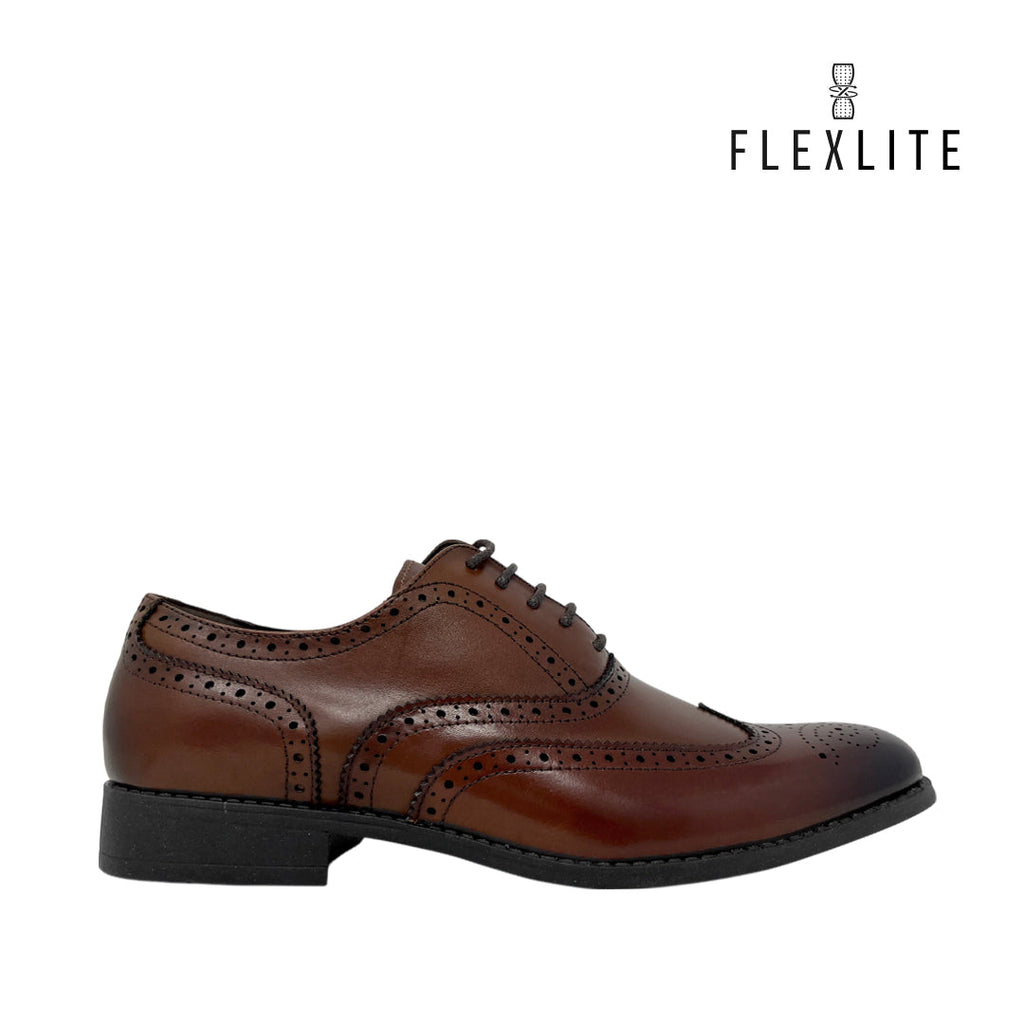 Brogue shoes Lucius para hombre color tan