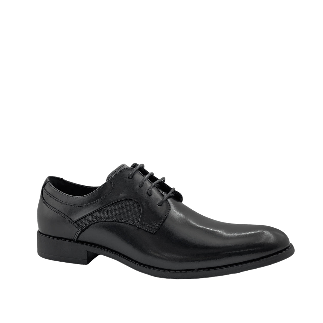 Derby shoes Johan para hombre color negro