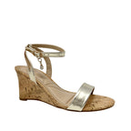 Sandalias de cuña Porcha para mujer color dorado