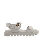 Sandalias de plataforma Madeline para mujer color hueso